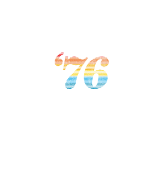 Retro Birthday 1976 model alb pe tricou