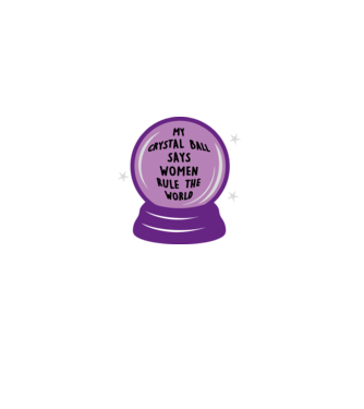 Women rule the world model negru pe tricou