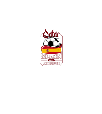Qatar teams Spain model albastru jeanși pe tricou