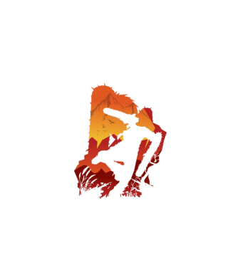 Chainsaw man silhouette model negru pe tricou
