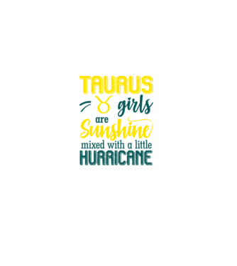 Sunshine with Hurricane TAURUS model negru pe tricou