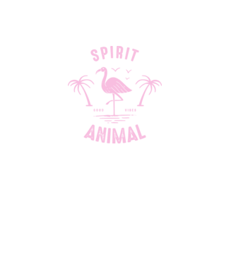 SPIRIT ANIMAL model negru pe tricou