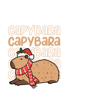 Xmas Cappy model alb pe tricou