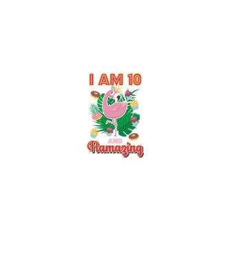 FLAMAZING Birthday 10 Years old model alb pe tricou