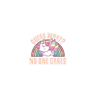 Guess what Unicorn model albastru jeanși pe tricou