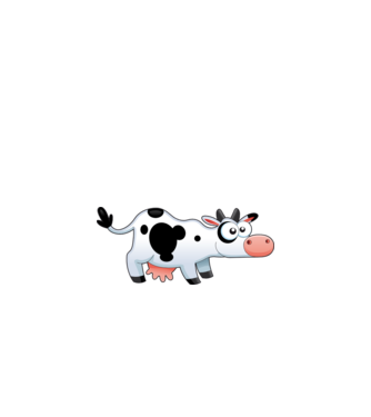 Cow model albastru închis pe tricou