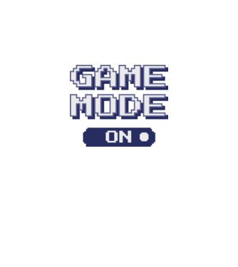 Gamer - Game mode on model negru pe tricou
