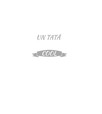 Așa arată un tată cu adevărat cool model negru pe tricou