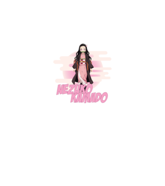 Demon Slayer  Nezuko model alb pe tricou