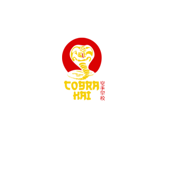 cobra kai japan logo model turcoaz pe tricou