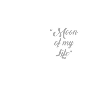 Moon of my life model galben neon pe tricou