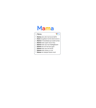 căutare Google Mama model negru pe tricou