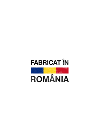 Fabricat în România model negru pe tricou
