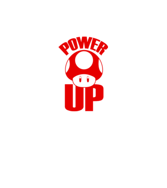 Power up model roz neon pe tricou