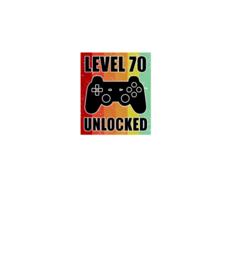 level 70 unlocked retro gamer model turcoaz pe tricou