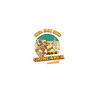 Cel mai bun stăpân de Chihuahua vreodată! model albastru jeanși pe tricou