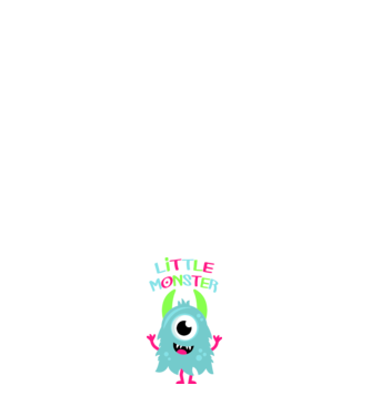 Little monster model roz deschis pe tricou