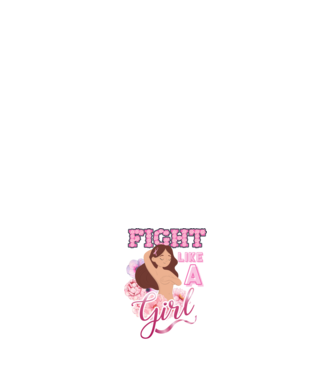 FIGHT like a girl model negru pe tricou