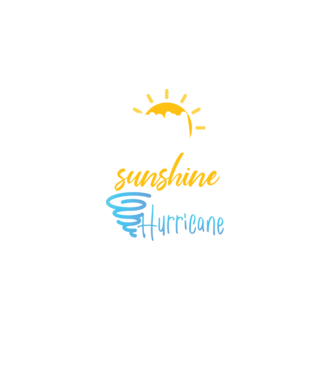 January Girls are Sunshine mixed with a little Hurricane model negru pe tricou