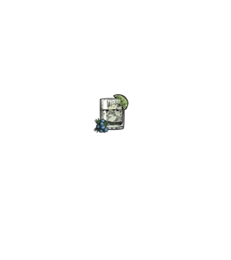 Let the fun be gin model negru pe tricou