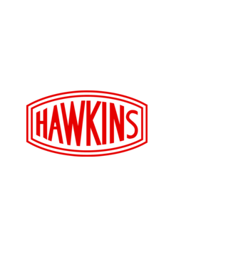 hawkins stranger things model negru pe tricou