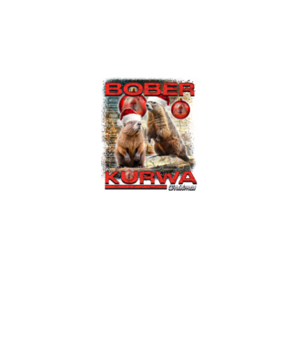Bober kurwa christmas universe model negru pe tricou