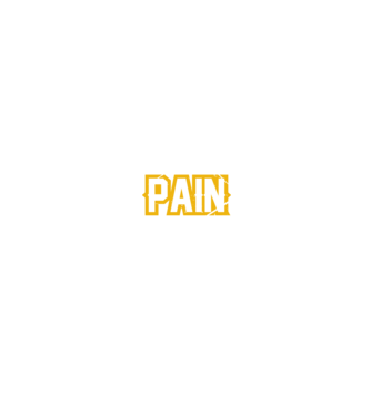 No Pain No Gain model albastru jeanși pe tricou