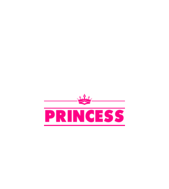 Princess model alb pe tricou
