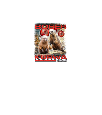 Bober kurwa christmas universe model negru pe tricou