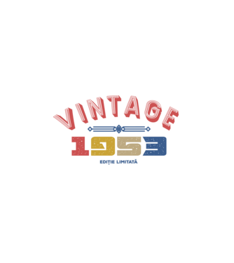 1953 Ediție limitată model alb pe tricou