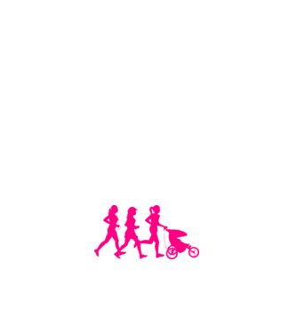 Running Mom model alb pe tricou