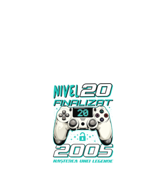 Nivel finalizat 20 2005 model negru pe tricou