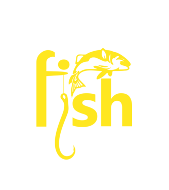 Fish model alb pe tricou