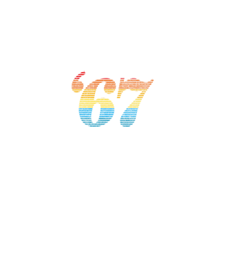 Retro Birthday 1967 model alb pe tricou