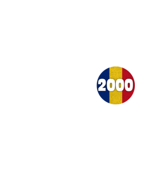 Made in 2000 model negru pe tricou