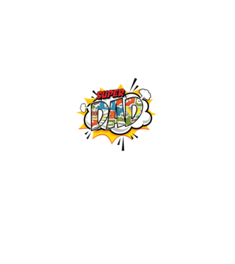 Comic Dad model turcoaz pe tricou