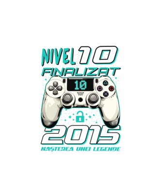 Nivel finalizat 10 2015 model alb pe tricou