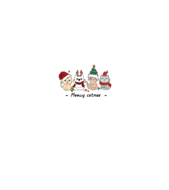 Meowy catmas 2 model gri pe tricou