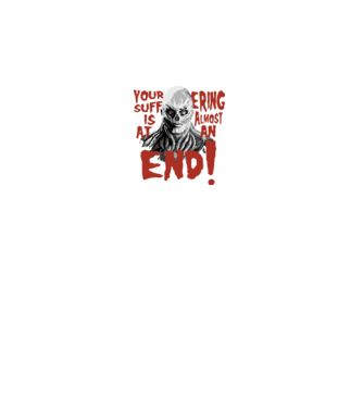 vecna your suffering is almost at an end model negru pe tricou