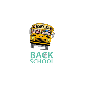 Back to school bus model negru pe tricou