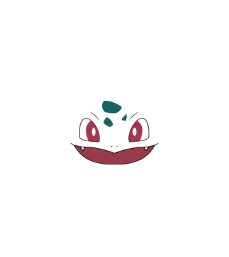 Bulbasaur model albastru deschis pe tricou