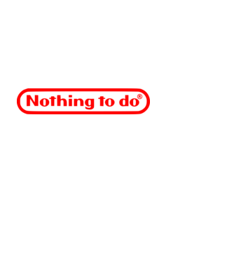 Nothing to do model negru pe tricou