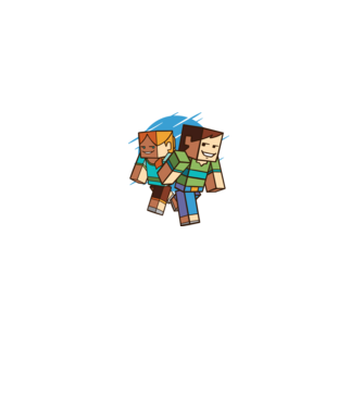 Minecraft model gri pe tricou