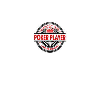 World class JUCĂTOR POKER model alb pe tricou