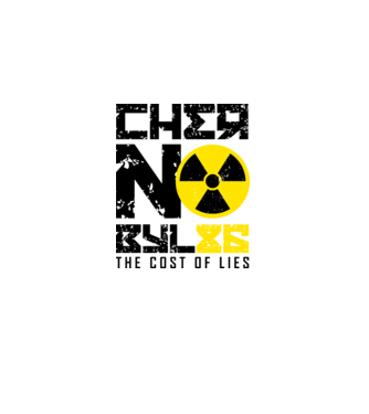 'Chernobyl ''86' model roșu pe tricou
