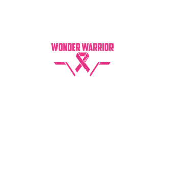 WONDER WARRIOR model negru pe tricou
