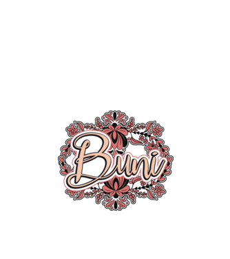 Buni model alb pe tricou