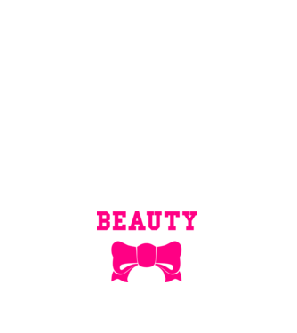 beauty model alb pe tricou