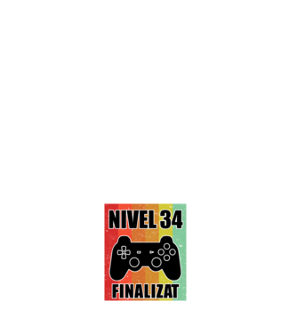 Nivel 34 finalizat model negru pe tricou
