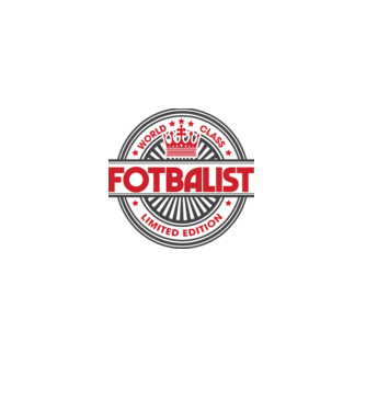 Fotbalist model alb pe tricou
